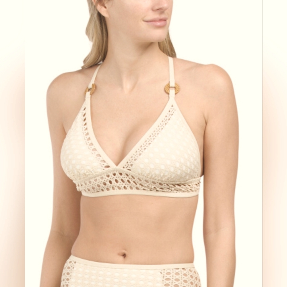 Robin Piccone Marlow halter Swim top sz XS NWT